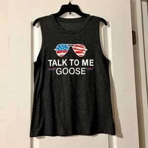 Talk to me Goose Tank Top